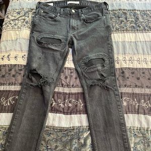 Pacsun black ripped jeans size 30x30
